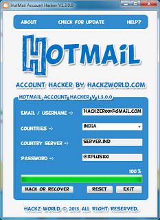 Hack hotmail password free online